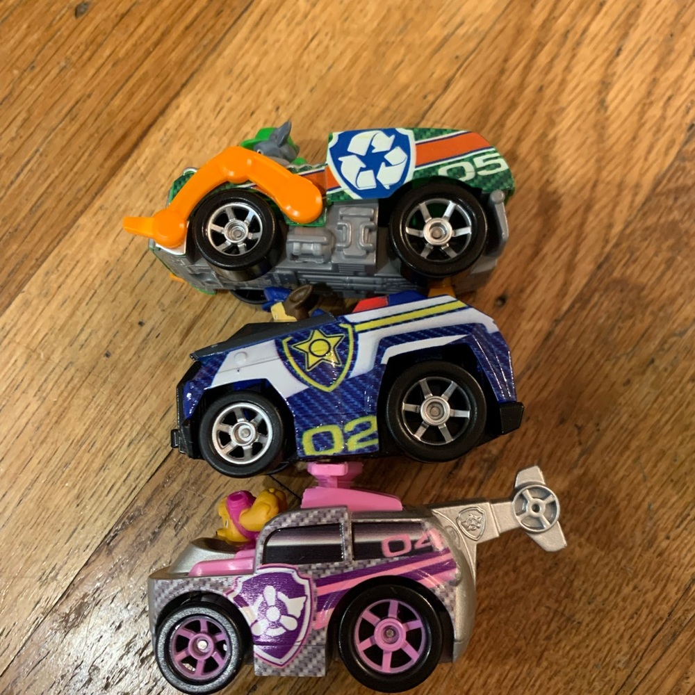 Paw patrol true metal vehicles
